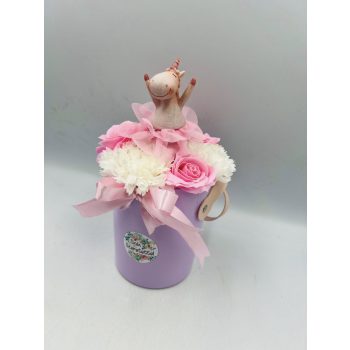   Unikornisos virágbox – varázslatos ajándék sok szeretettel