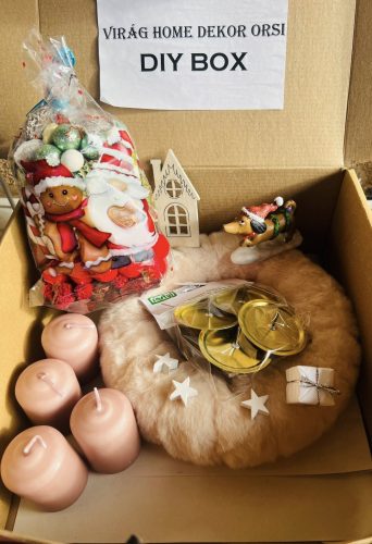 DIY Szőrme Koszorú  csináld magad csomag – Kutya Motívummal