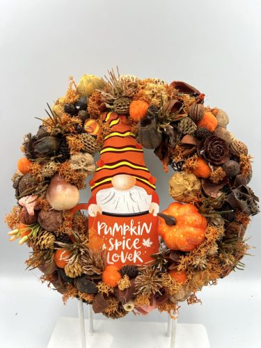 Őszi ajtódísz pumpkin spice 