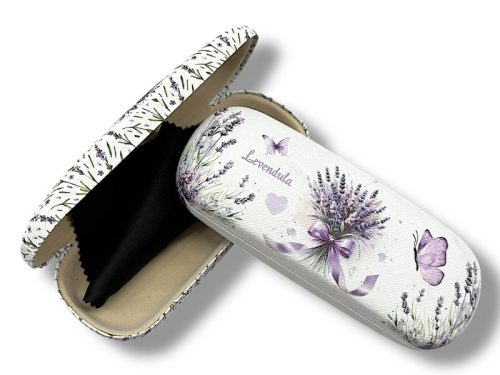Szemüveg tartó levendula mintás