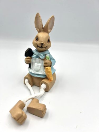Figura nyúl húsvéti 10,8cm lógólábú fiú