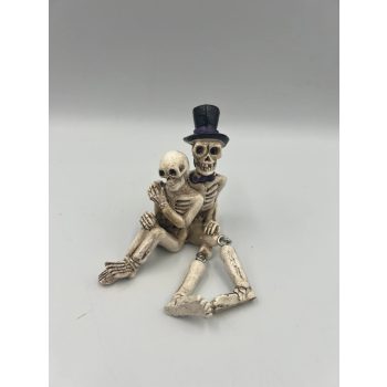 Halloween csontvázpár dekor