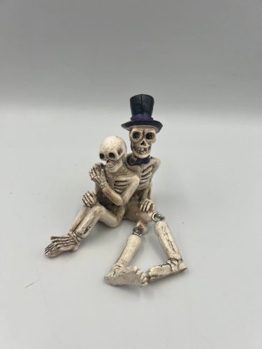Halloween csontvázpár dekor