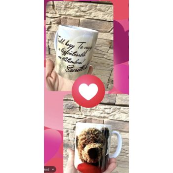 Szives macis  bögre idézettel