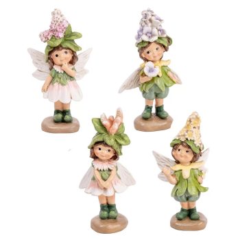   Tündér virágos álló, polisztirol, 9,4 cm – minta nem választható, az ár 1 db