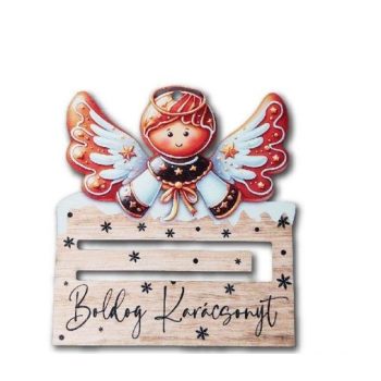 Pénztartó- angyal 10x9,2cm