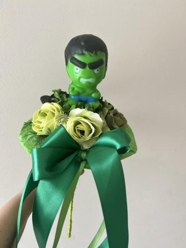 Hulk szuperhősök ballagási csokor