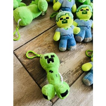   Minecraft Creeper plüss kulcstartó 10 cm – ajándék gamereknek