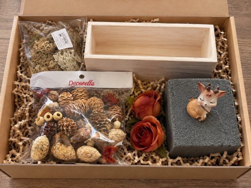 Csináld magad őszi őzikés asztaldísz – DIY kreatív dekorációs csomag