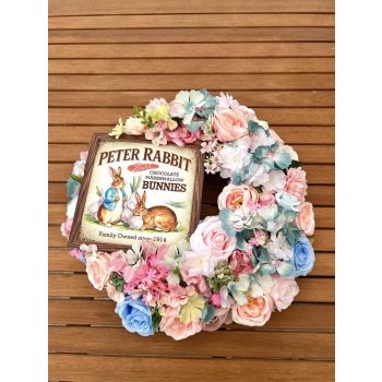 Extra nagy méretű Nyúl Péter ajtódísz 