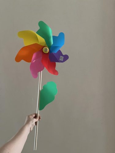 SZÉLFORGÓ SZÍNES 40x110 cm