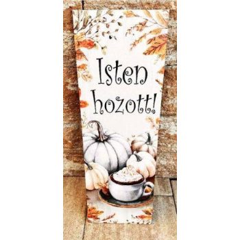 Őszi nagy tábla- Isten hozott 60x20cm