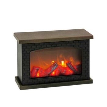 LEDes lobogó kandalló 30x11,5x20cm