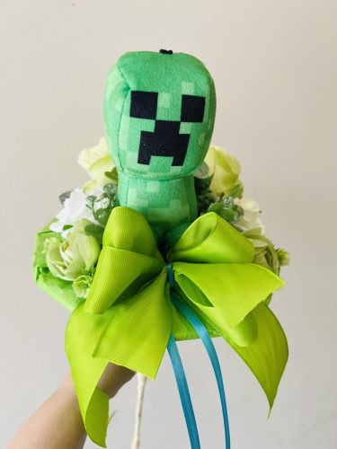 Minecraft BALLAGÁSI CSOKOR zöld figurás