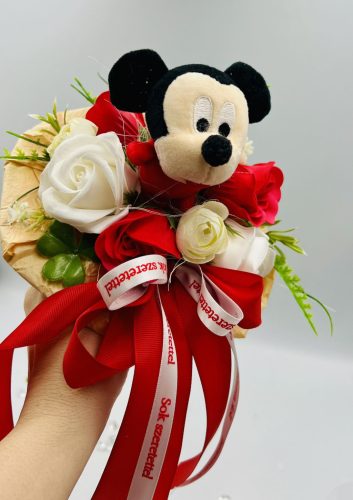Mickey egeres ballagási csokor