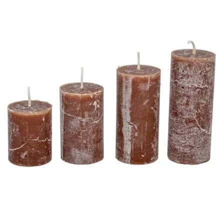 Rusztikus 40 mm‑es lépcsős henger gyertya Csoki