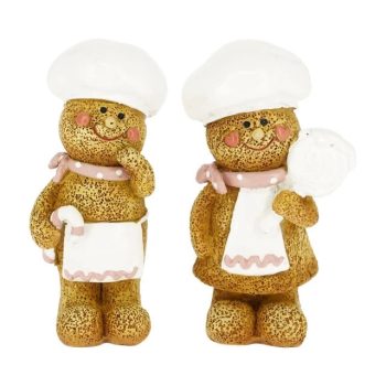   Mézeskalács figura fiú, lány szakácssapkában, köténnyel álló 3,2x3x8 cm az ár 1 db vonatkozik