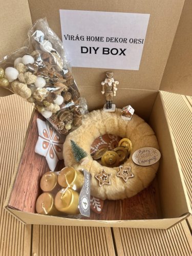  Csináld magad Adventi Asztaldísz – Diótörős & Mézeskalács Figurás DIY Box   viraghomedekororsi – Limitált karácsonyi kiadás