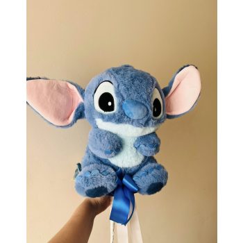Stitch ballagási csokor plüssel kék