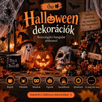 Halloween dekorációk – borzongató hangulat otthonra
